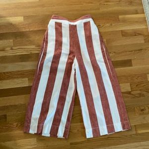 Cropped striped pants